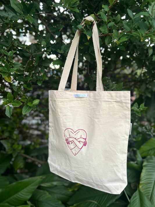 TOTE BAGA BORDADA (AMOR PROPIO)
